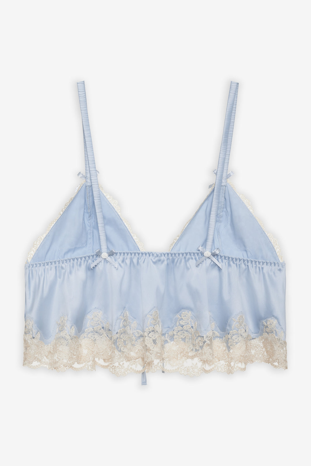 For Love and Lemons Jaden Sleep Top - Dusty Blue