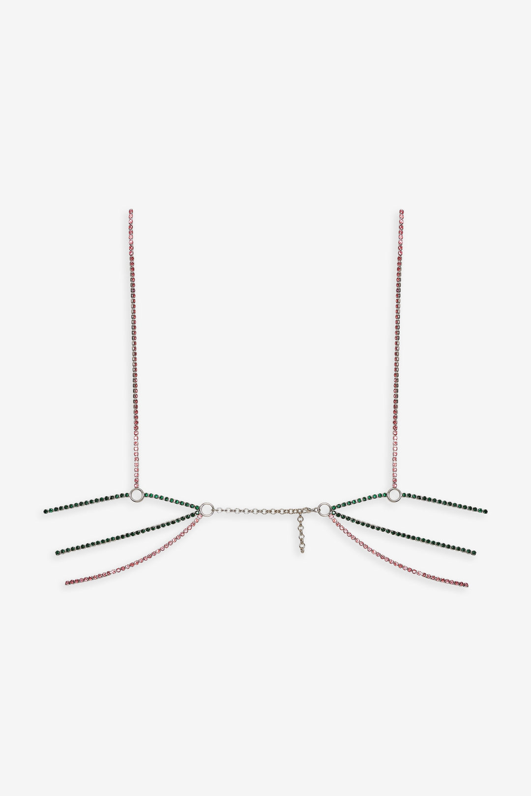 For Love and Lemons Tulip Rhinestone Bralette - Pink