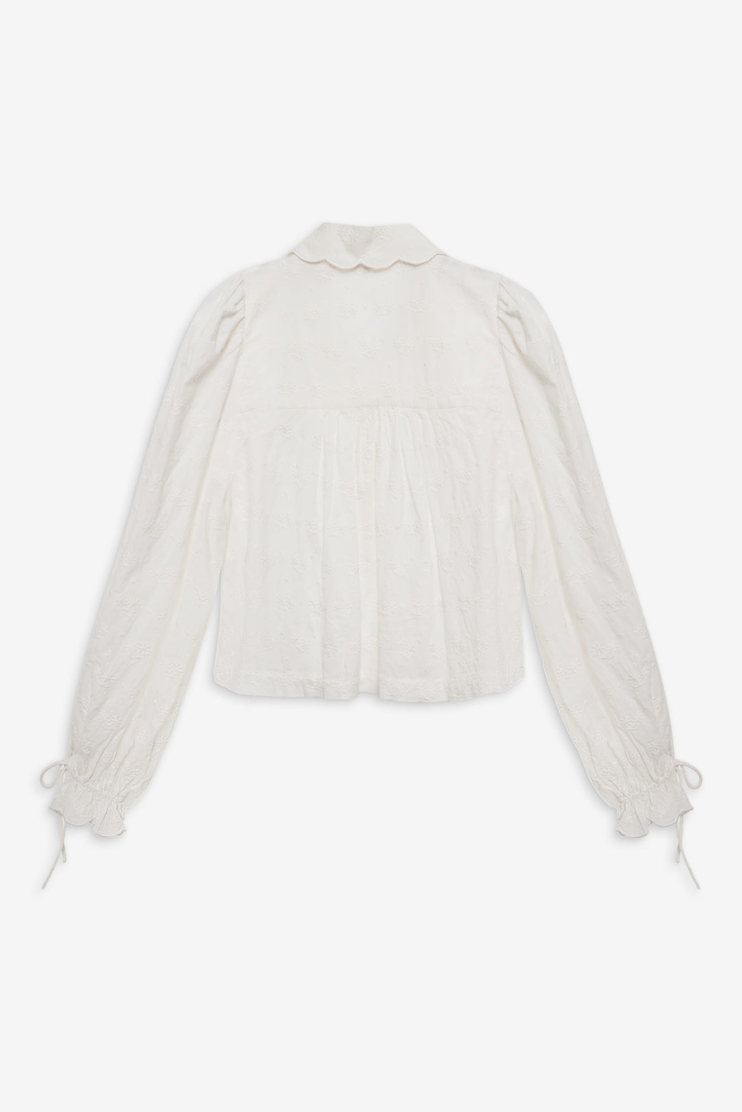 For Love and Lemons Edie Eyelet Top - White