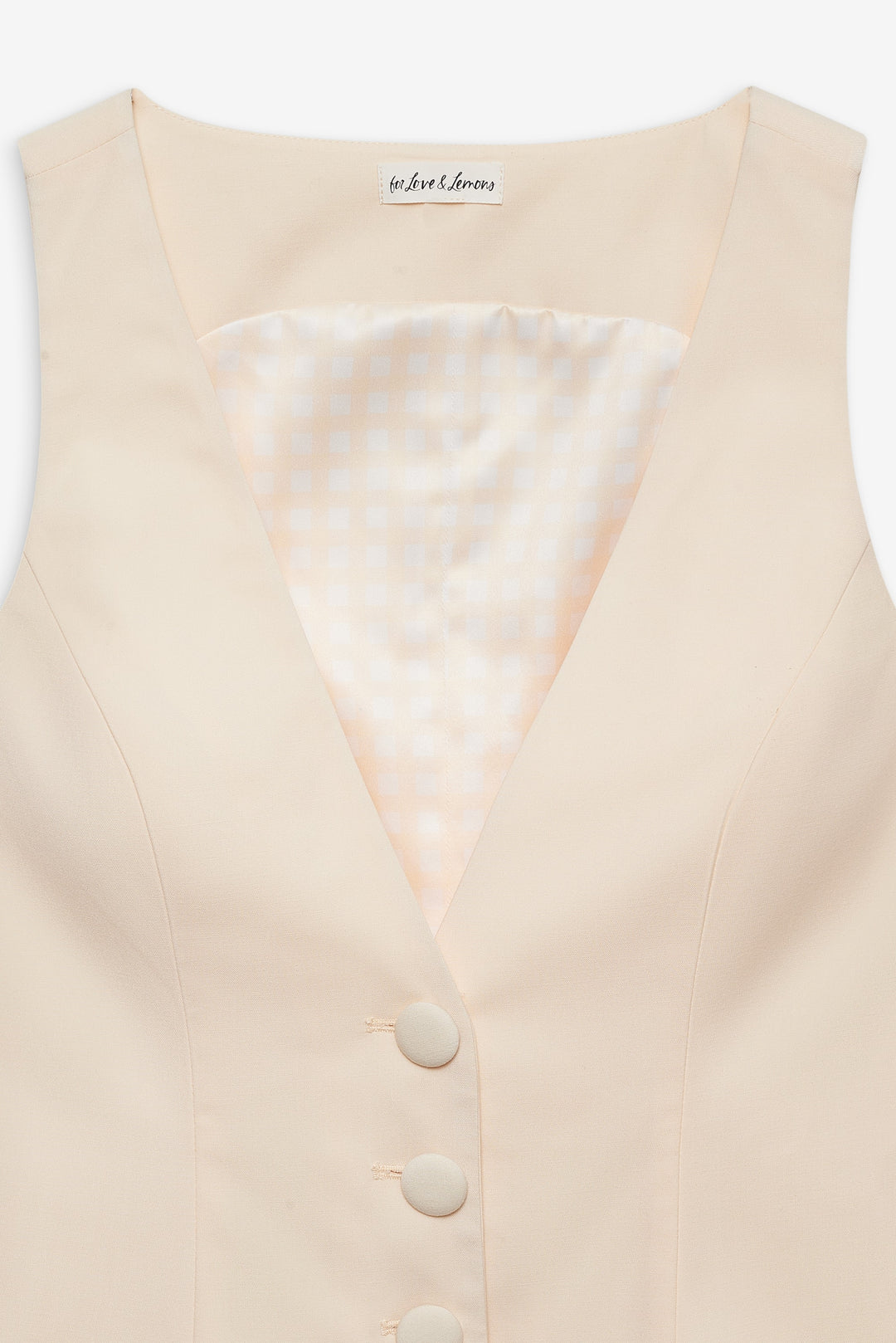 For Love and Lemons Elanah Vest - Yellow