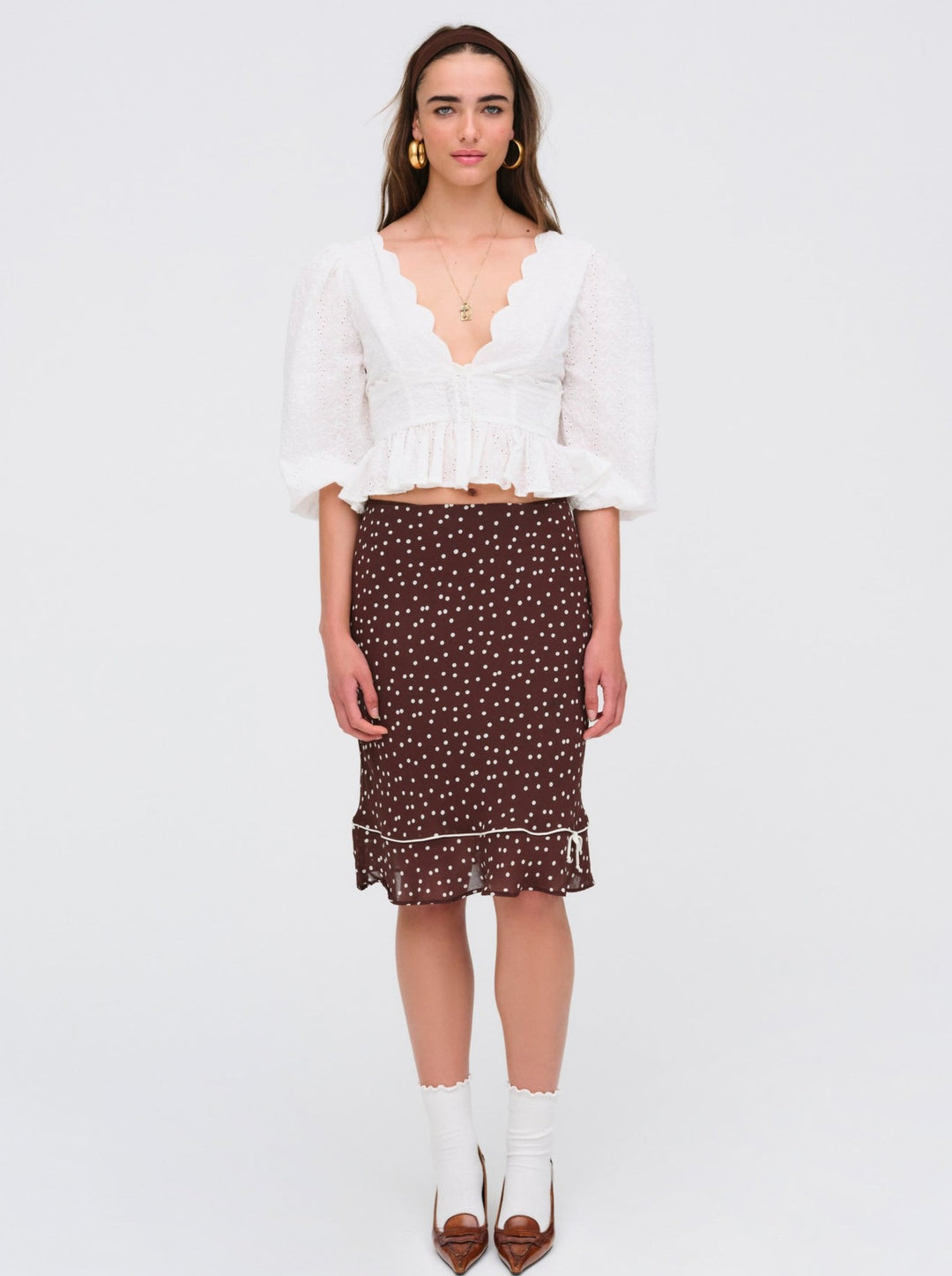 For Love and Lemons Marseille Top - White