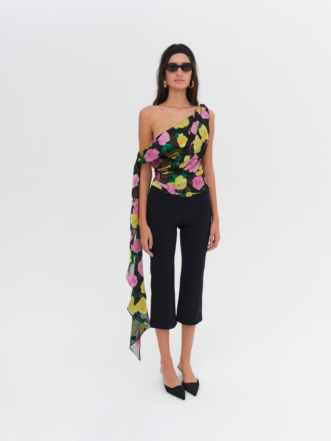 For Love and Lemons Zoey Top - Black