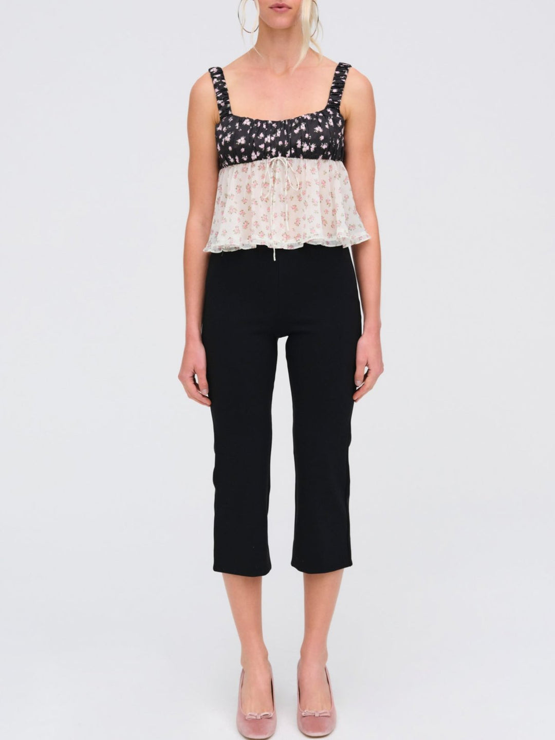 For Love and Lemons Noa Top - Cream
