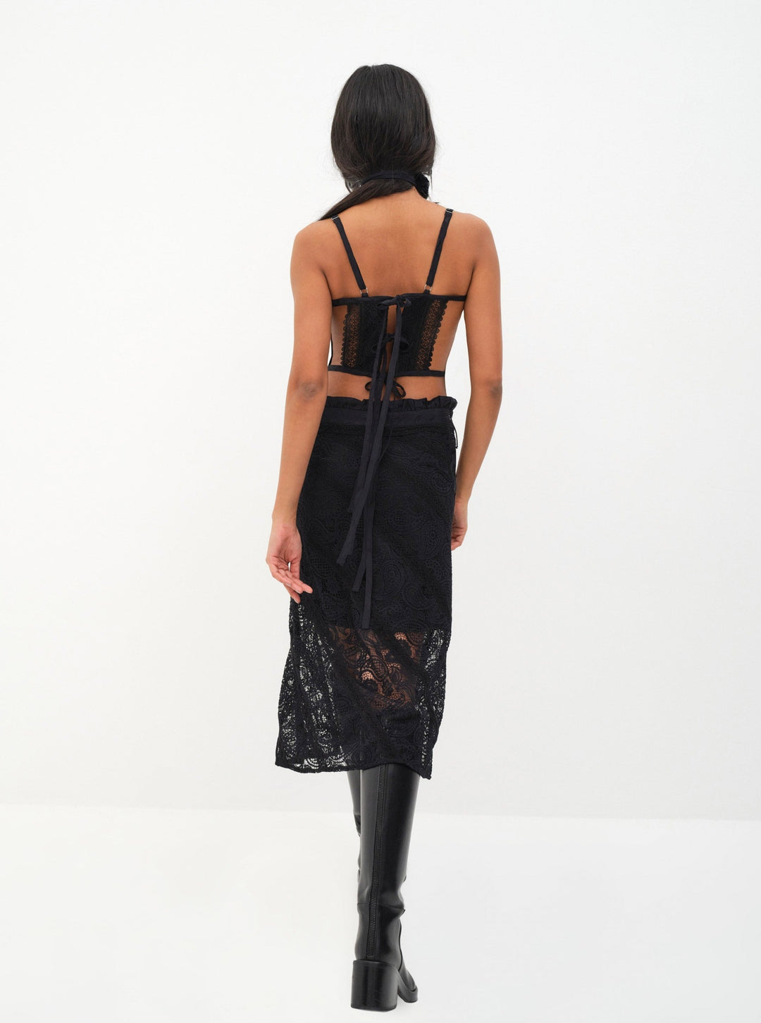 For Love and Lemons Danielle Top - Black