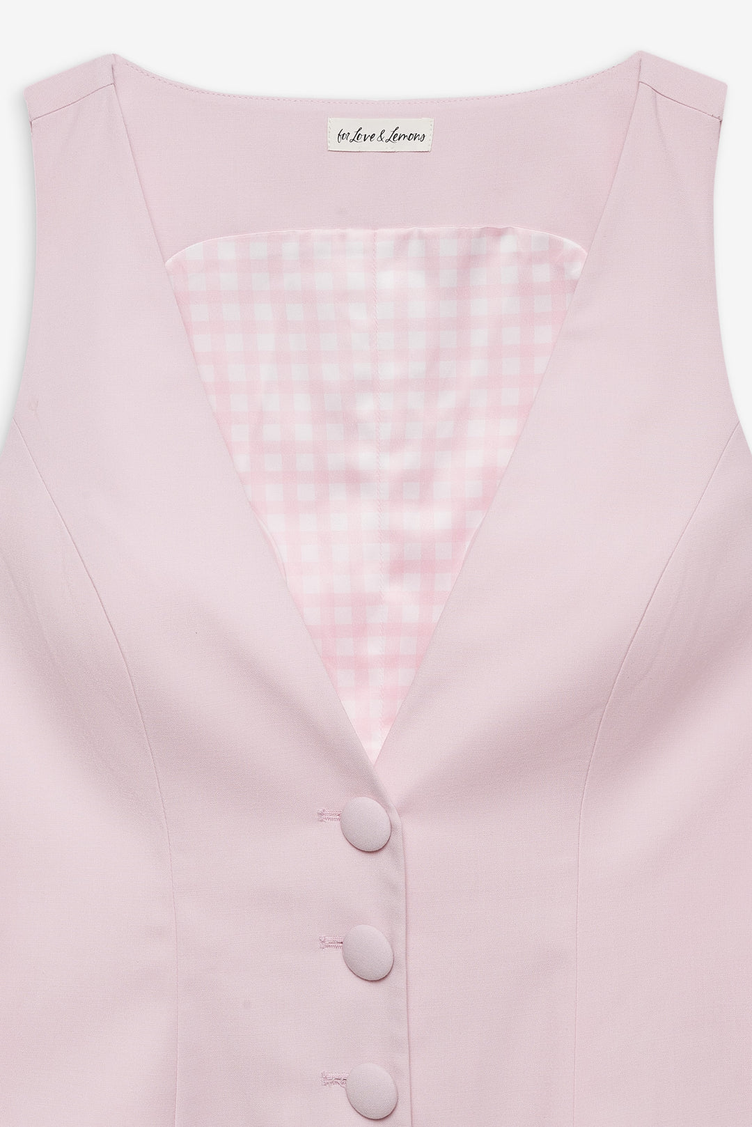 For Love and Lemons Elanah Vest - Pink