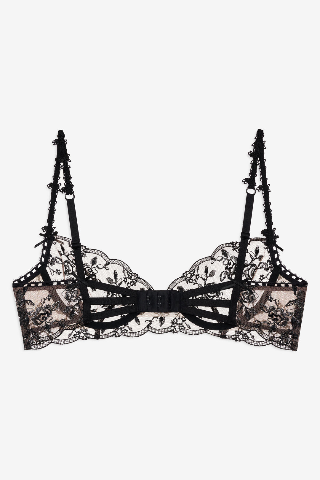 For Love and Lemons Sonia Underwire Bra - Black