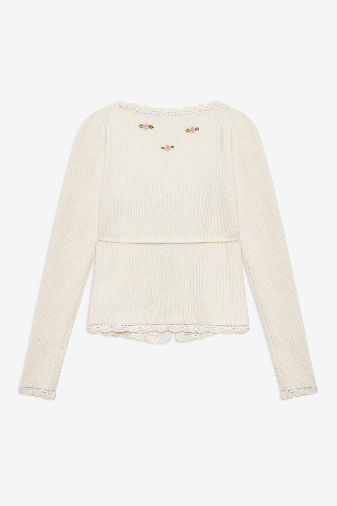 For Love and Lemons Pheobe Knit Top - Cream