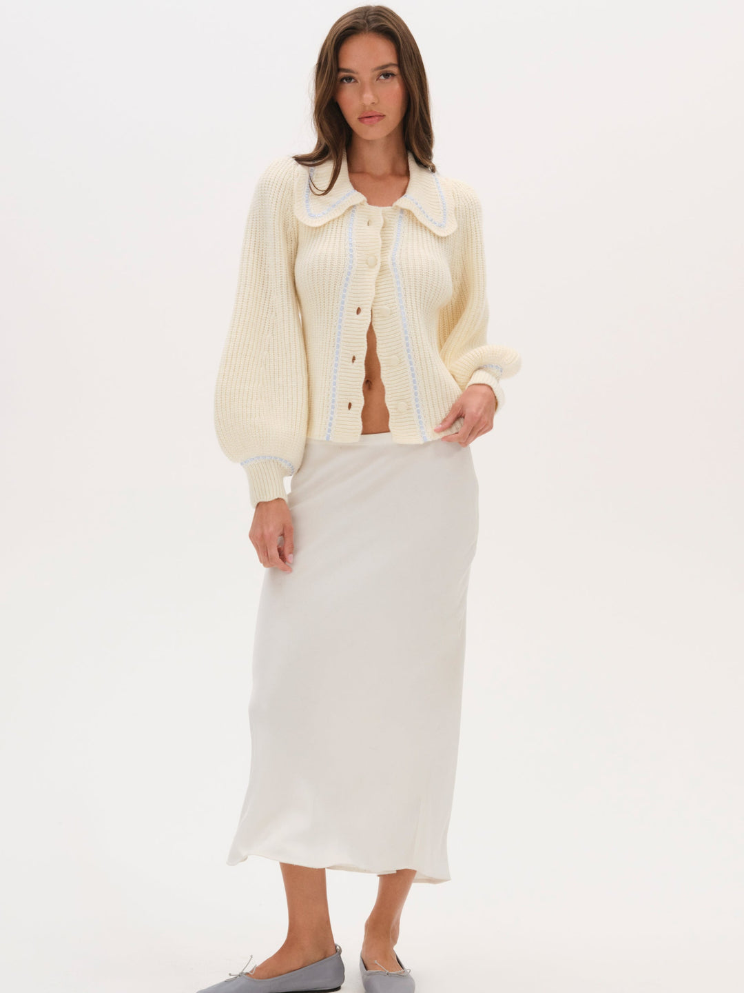 For Love and Lemons Jade Cardigan - Blue