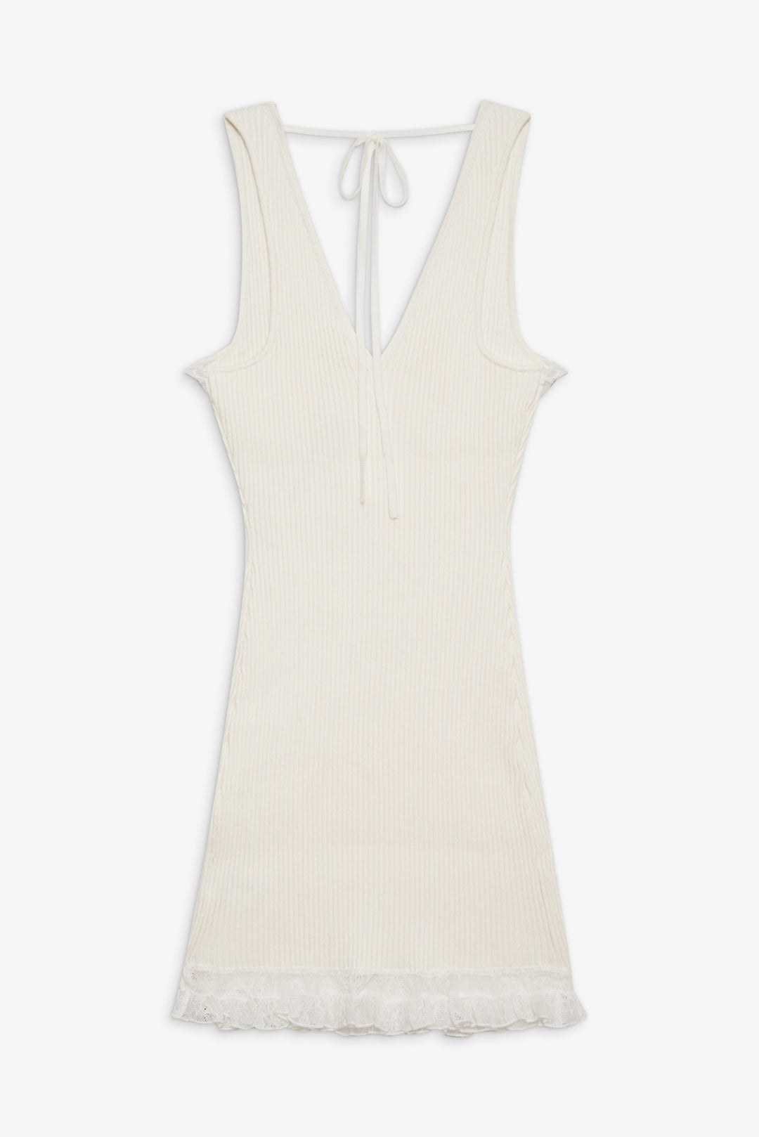 For Love and Lemons Lyon Knit Mini Dress - White