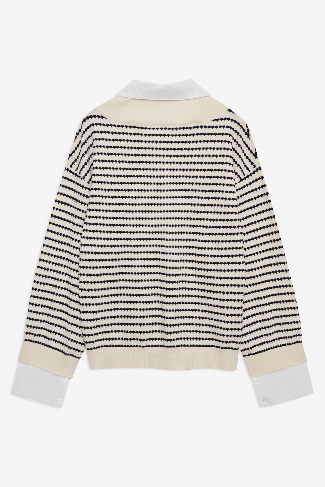 For Love and Lemons Regatta Stripe Knit Sweater - Cream