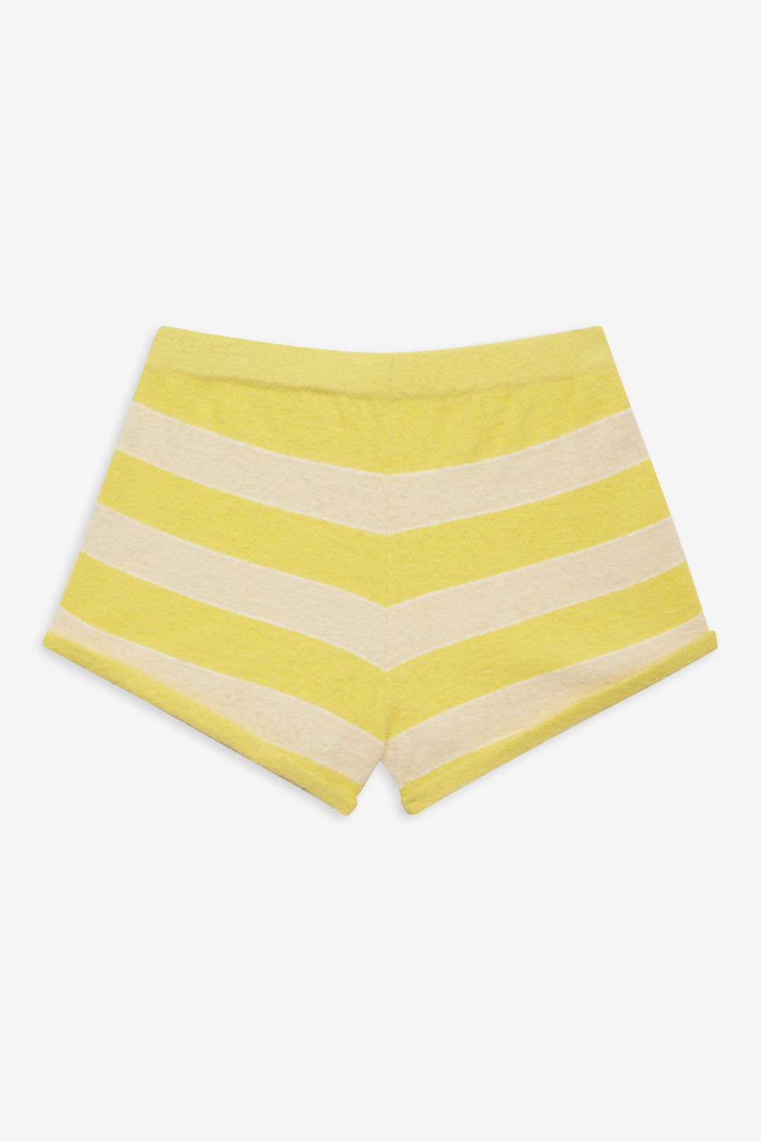 For Love and Lemons Sleepy Stripe Shorts - Yellow