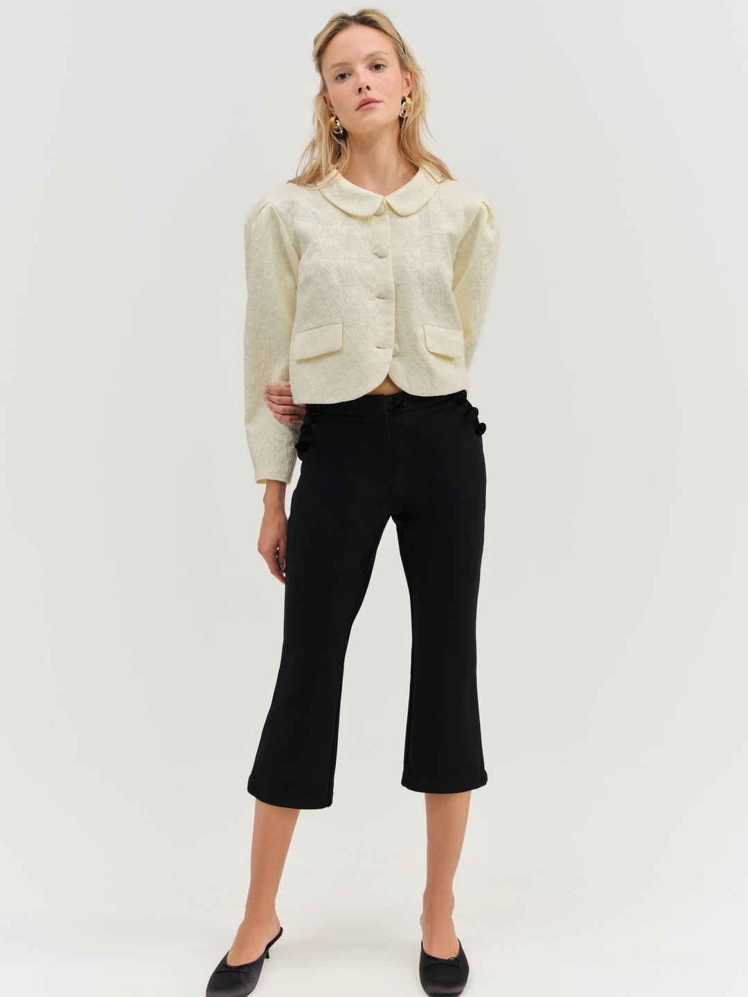 For Love and Lemons Valentina Pants - Black