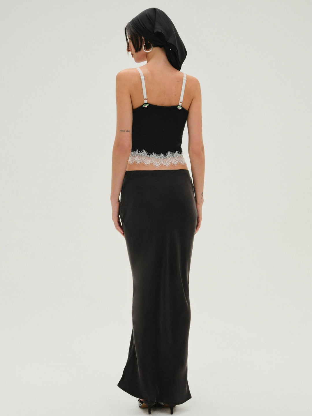 For Love and Lemons Lena Maxi Skirt - Black