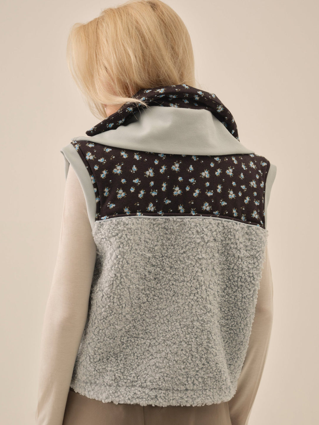 For Love and Lemons Maisie Vest - Blue