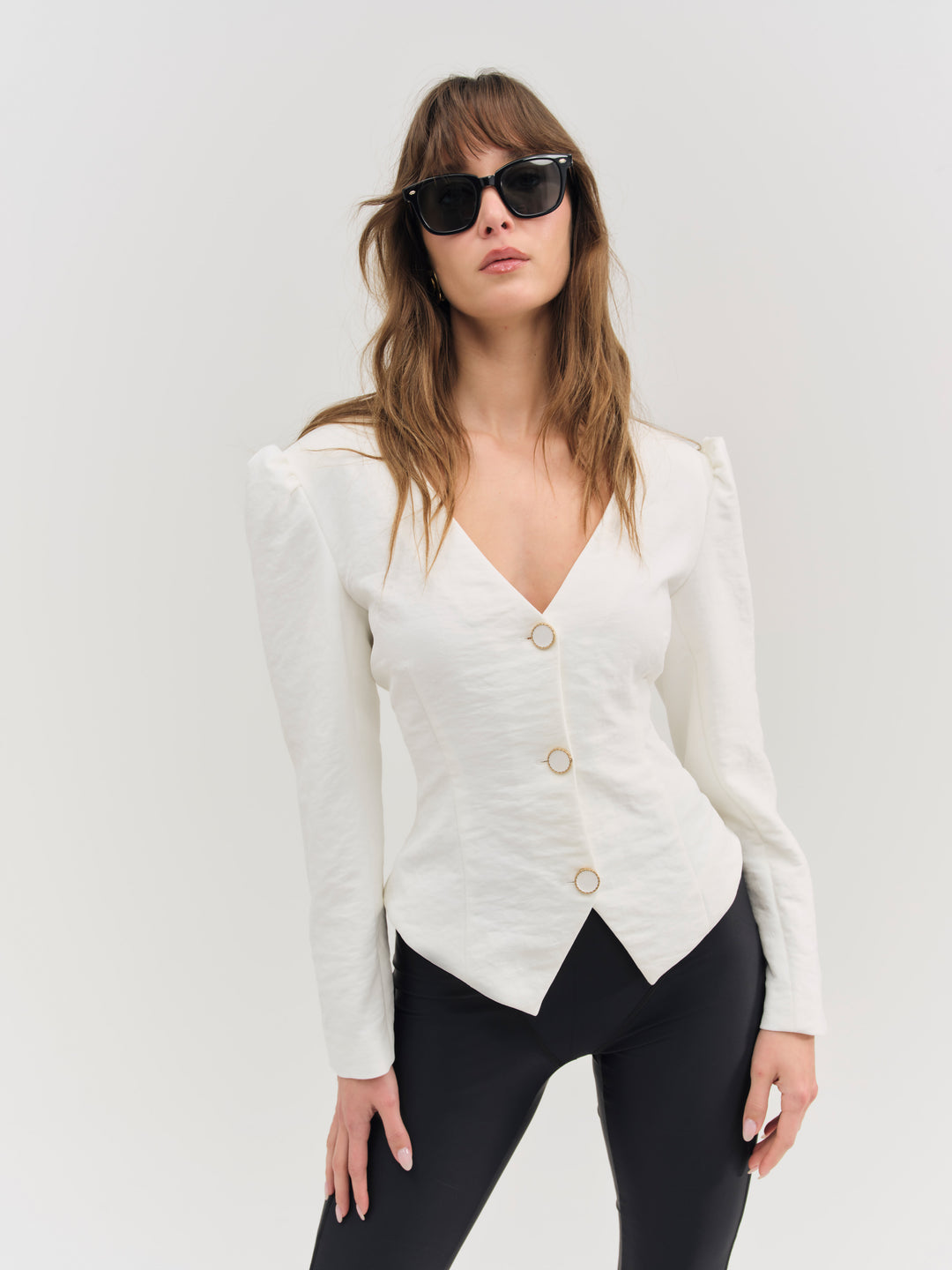 For Love and Lemons Kristen Blazer - Cream