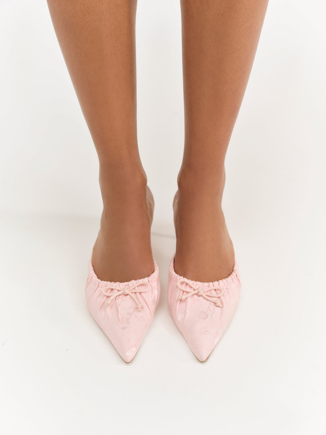 For Love and Lemons Colette Mule Heel - Pink