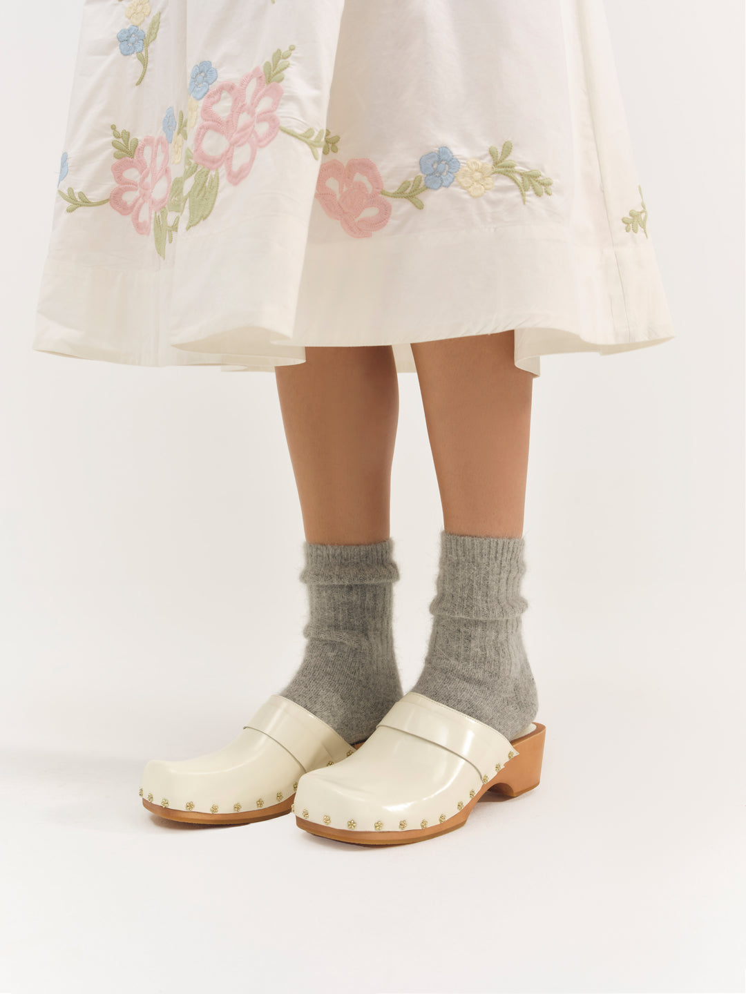 For Love and Lemons Adahlia Clog - Cream