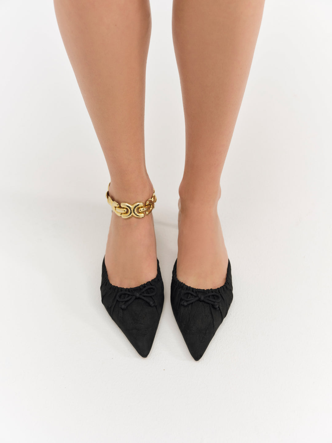 For Love and Lemons Colette Mule Heel - Black
