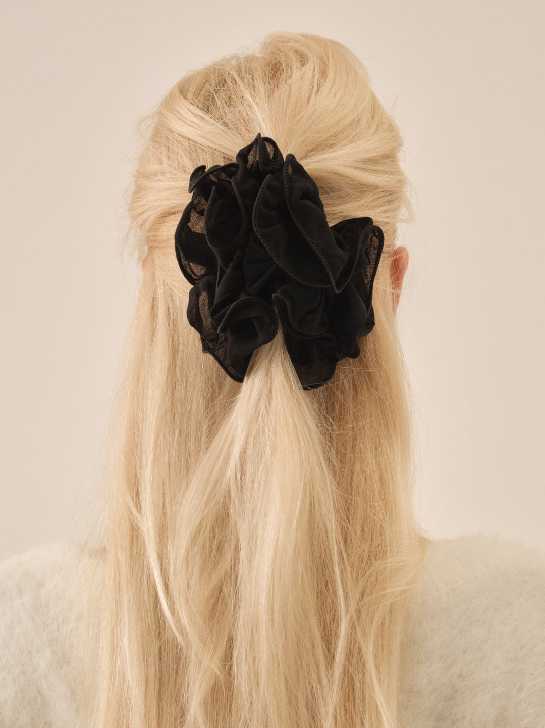 For Love and Lemons Rosette Hair Clip - Black