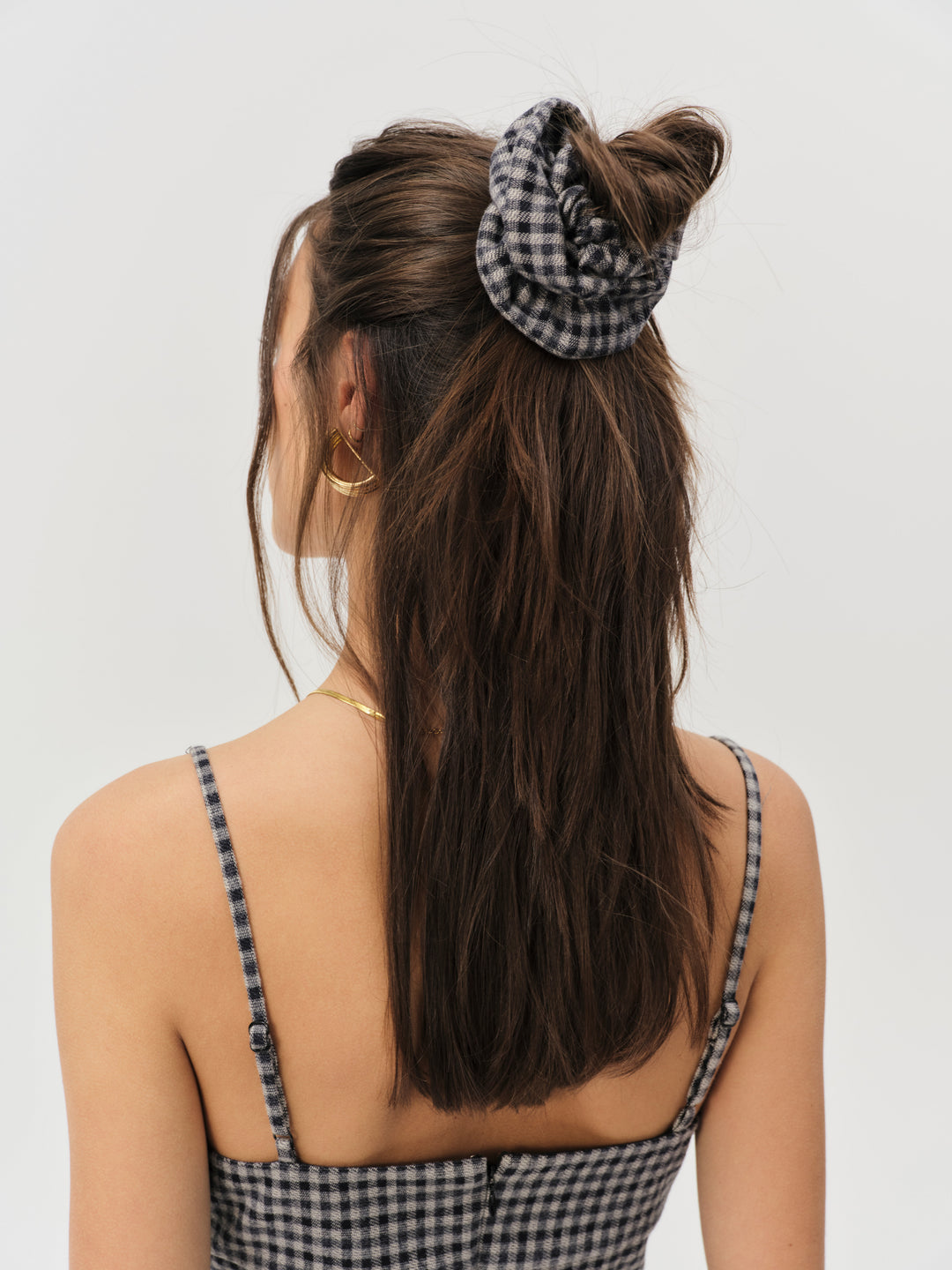 For Love and Lemons Savannah Scrunchie - Black