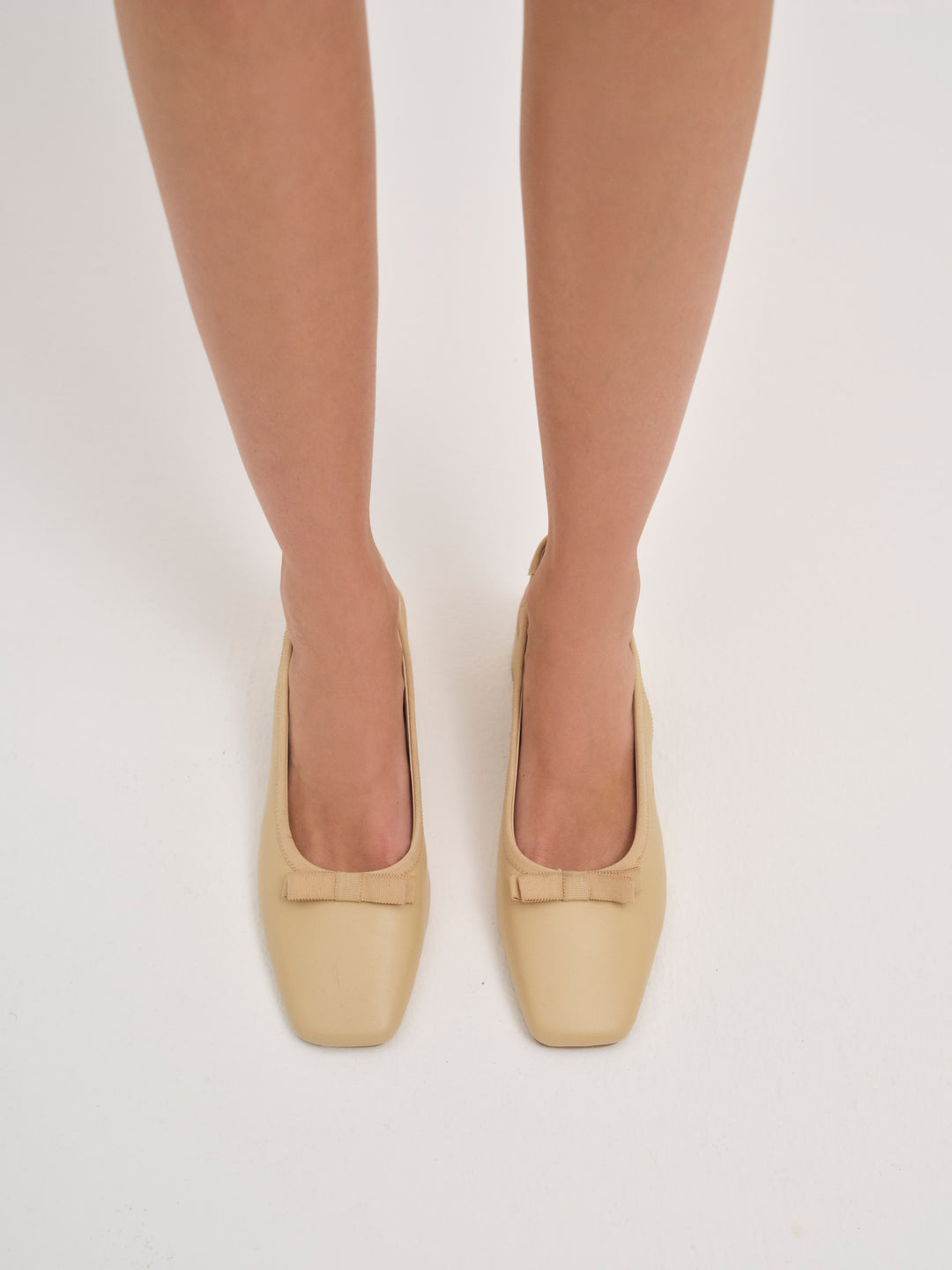 For Love and Lemons Josie Mule Heel - Nude