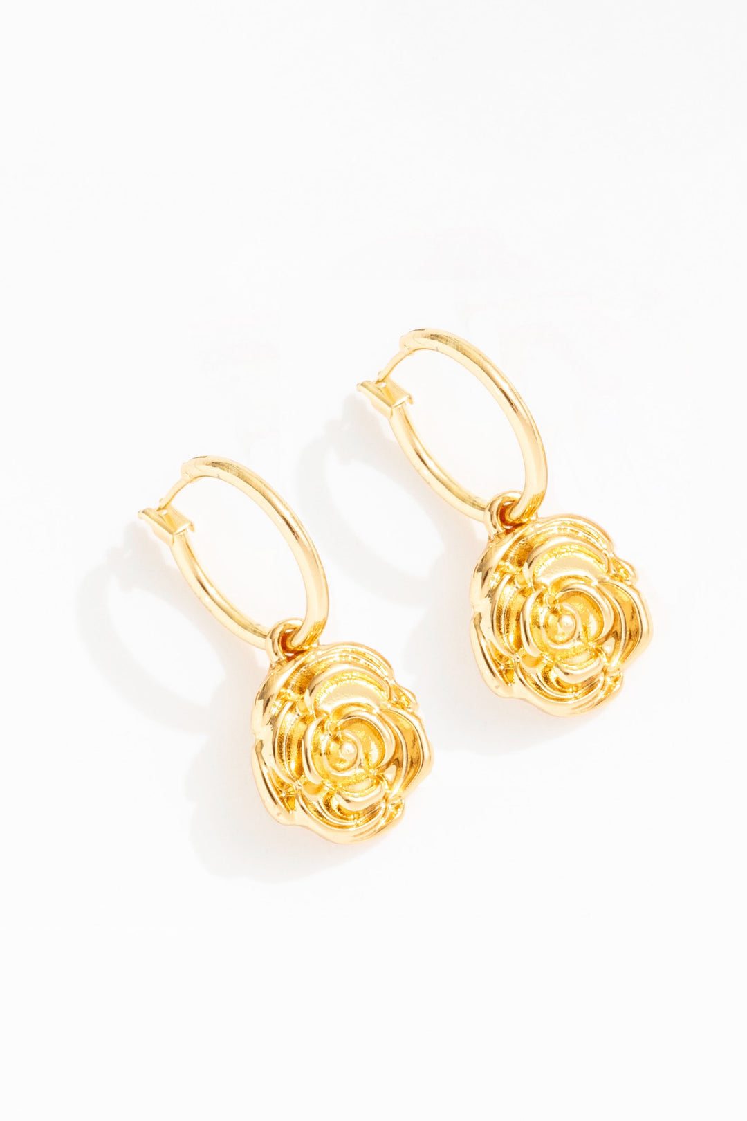For Love and Lemons Rosie Hoop Earrings - Gold