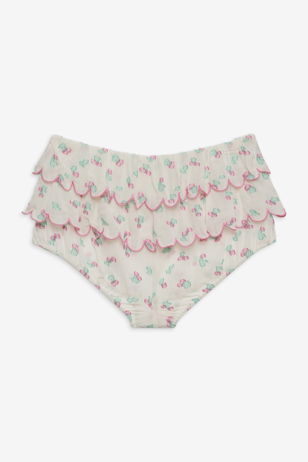 For Love and Lemons Gidget Bloomer Short - White