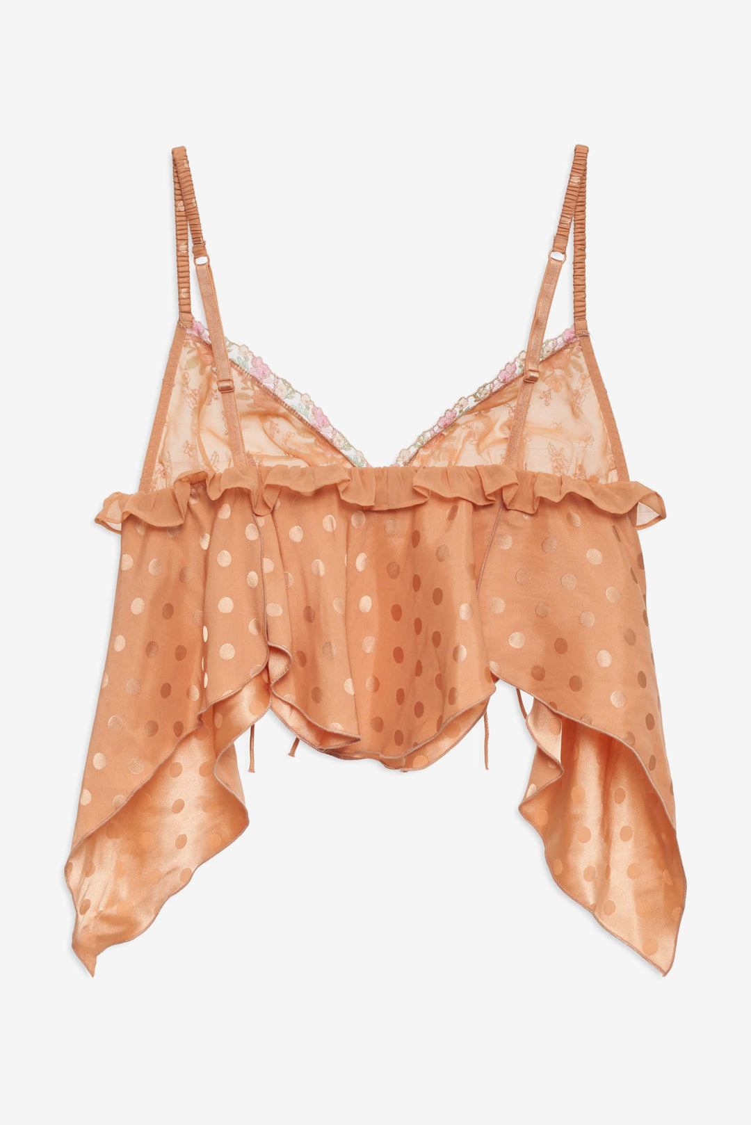 For Love and Lemons Glimmer Rosebud Sleep Top - Rose Gold