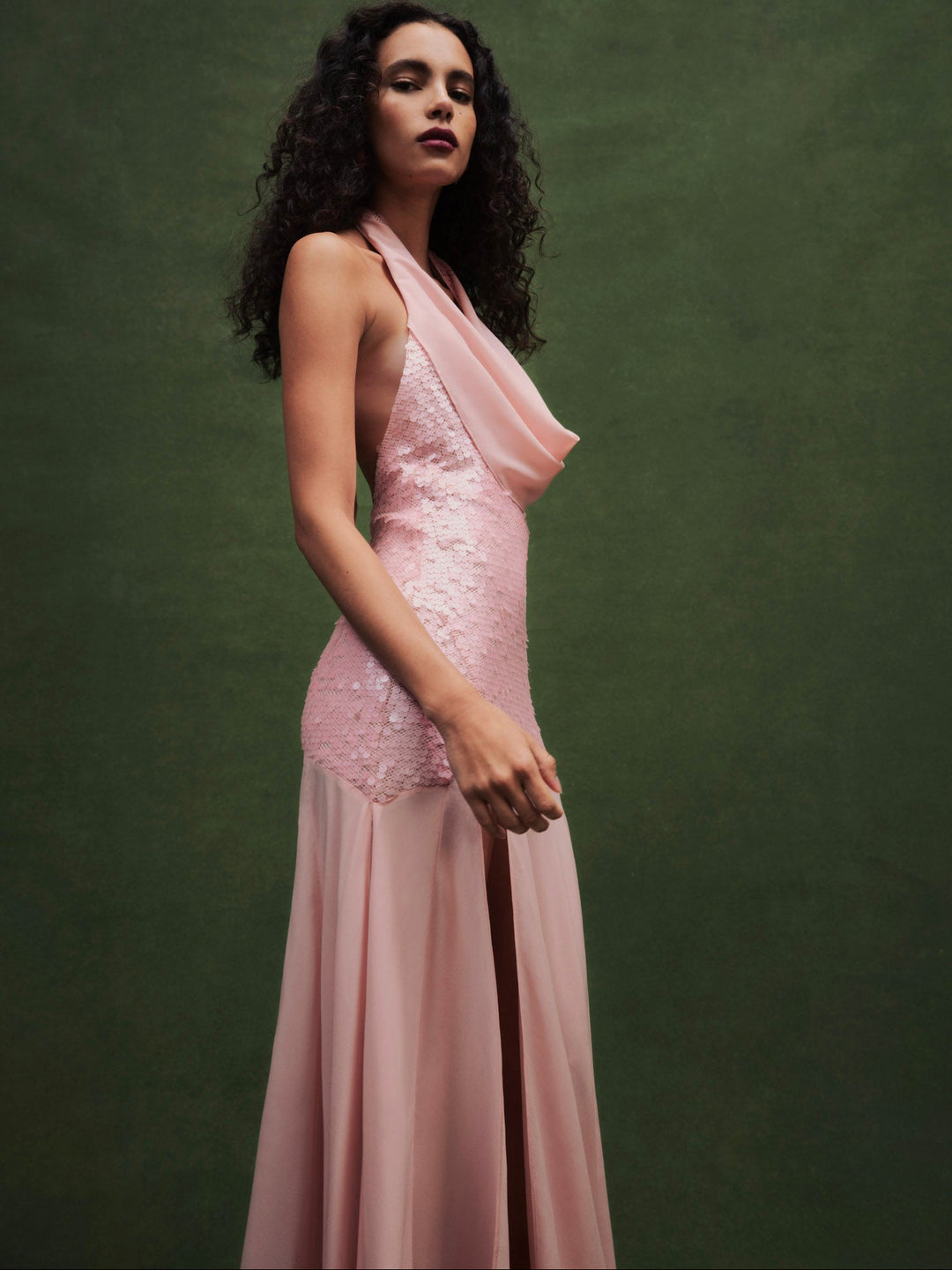 For Love and Lemons Kiersten Gown - Pink