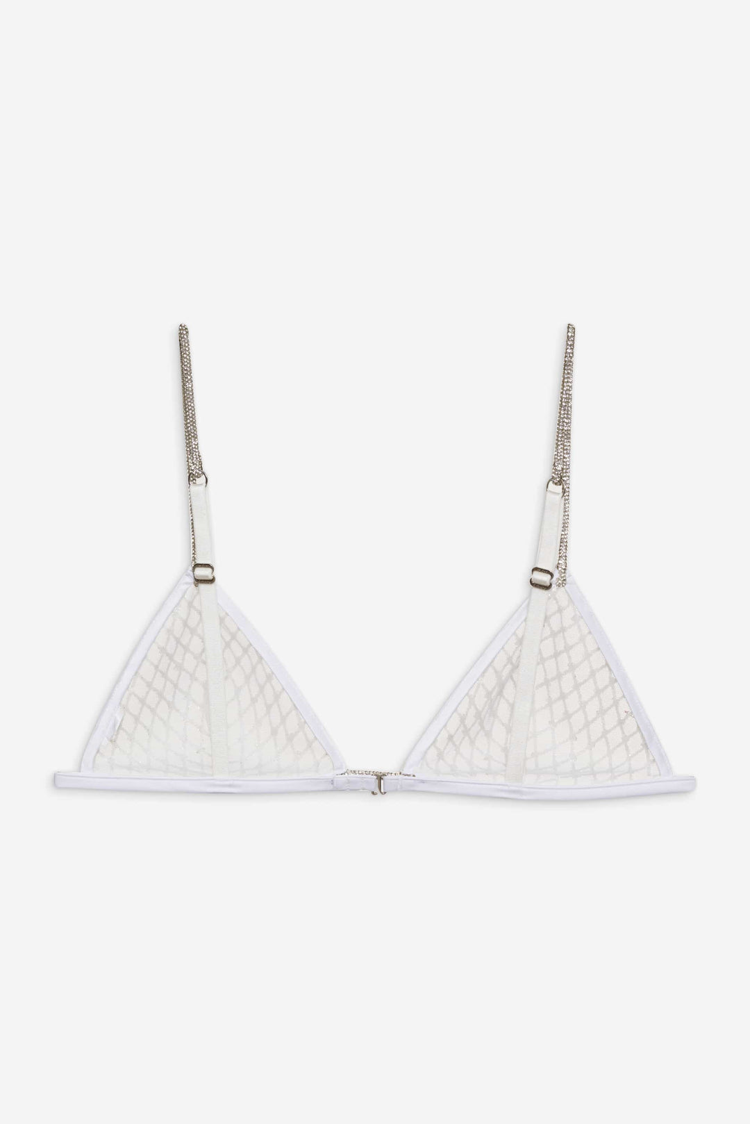 For Love and Lemons Glitter Bralette - White
