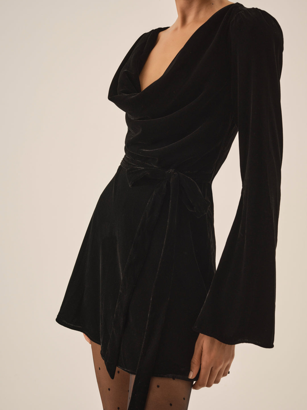 For Love and Lemons Lucinda Mini Dress - Black