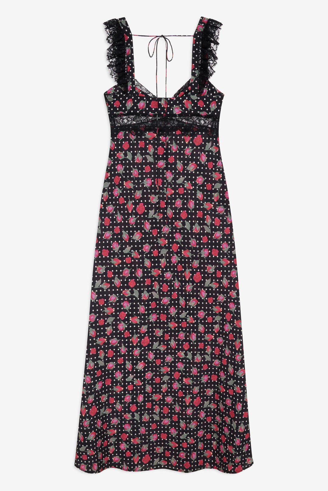 For Love and Lemons Clarisse Maxi Dress - Black