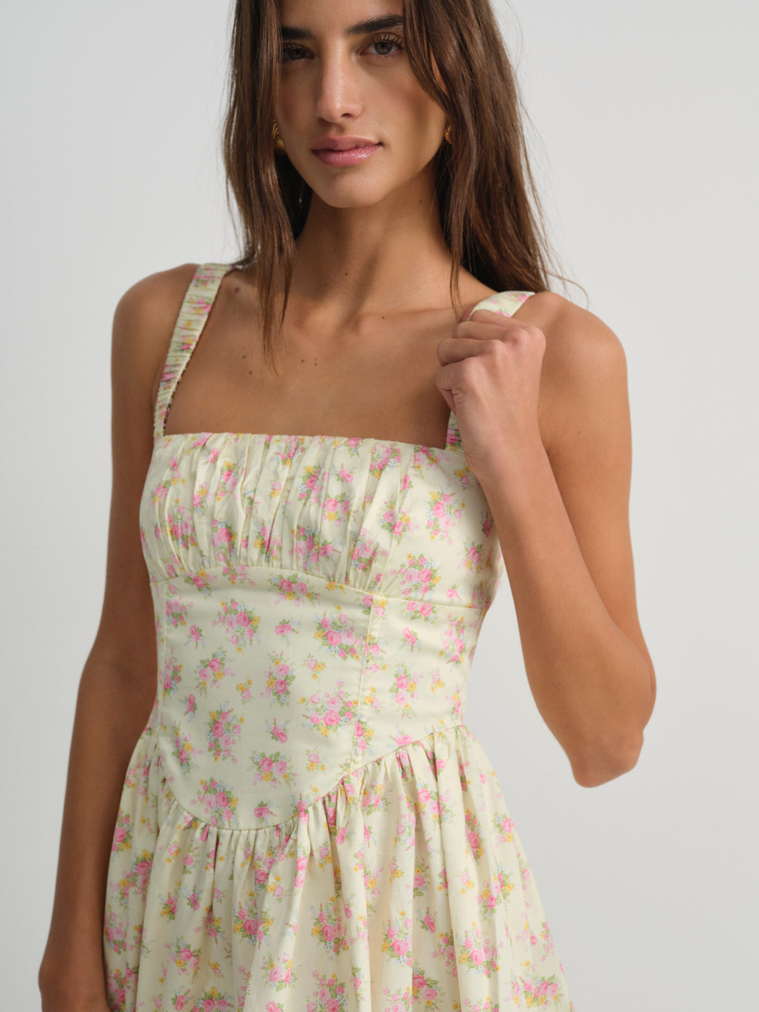 For Love and Lemons Zofia Mini Dress - Yellow