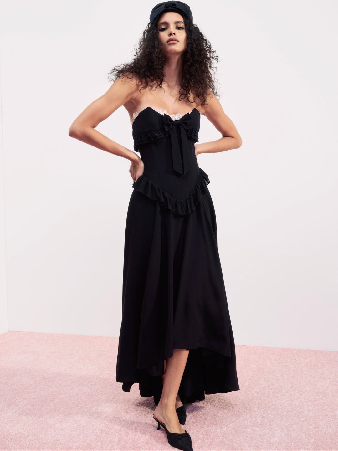 For Love and Lemons Harmony Maxi Dress - Black