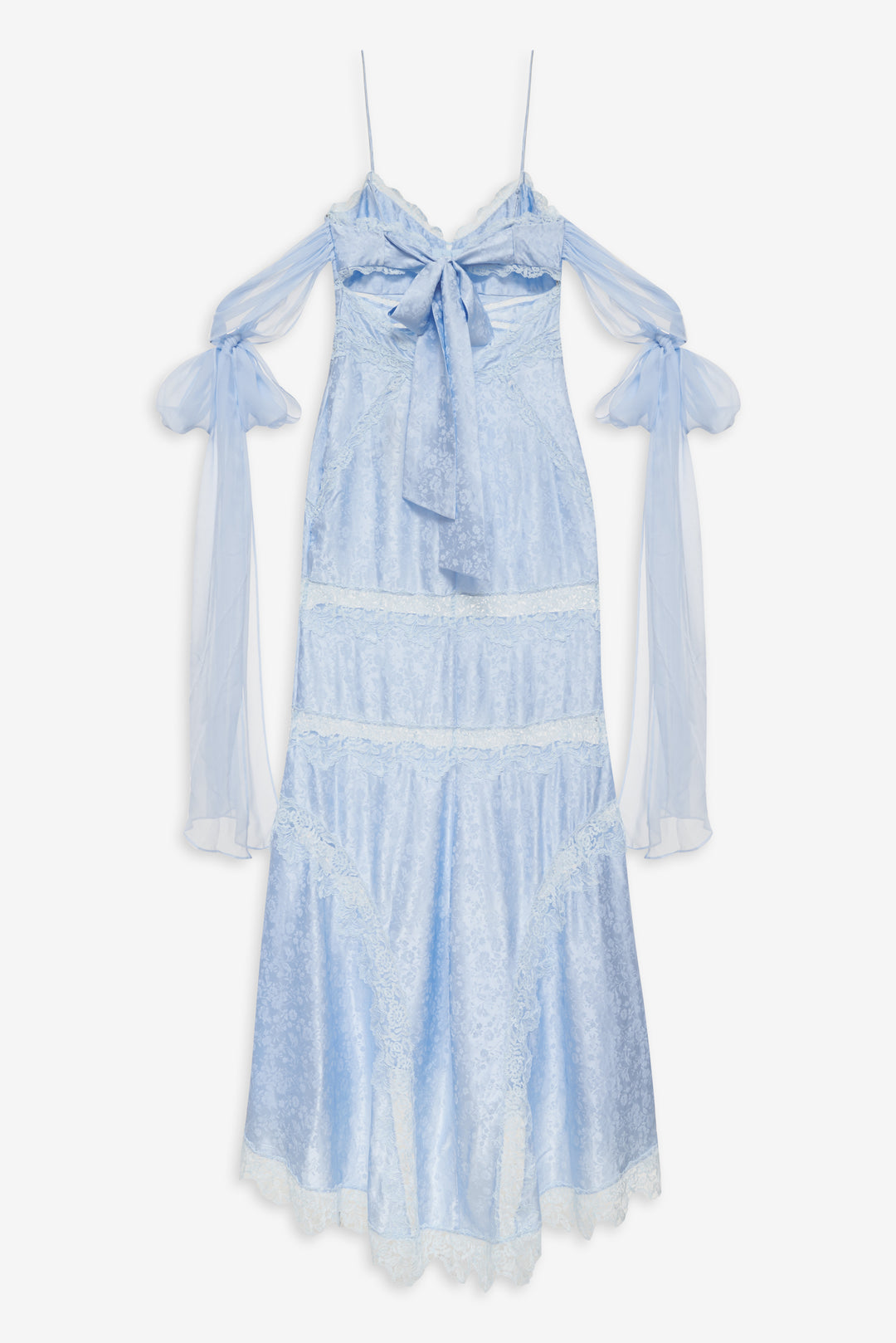 For Love and Lemons Rita Lace Gown - Blue