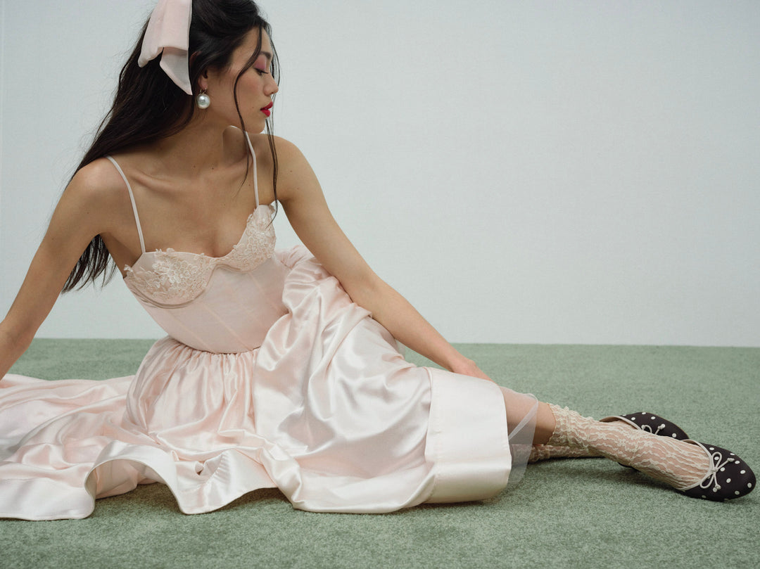 For Love and Lemons Nara Gown - Pink