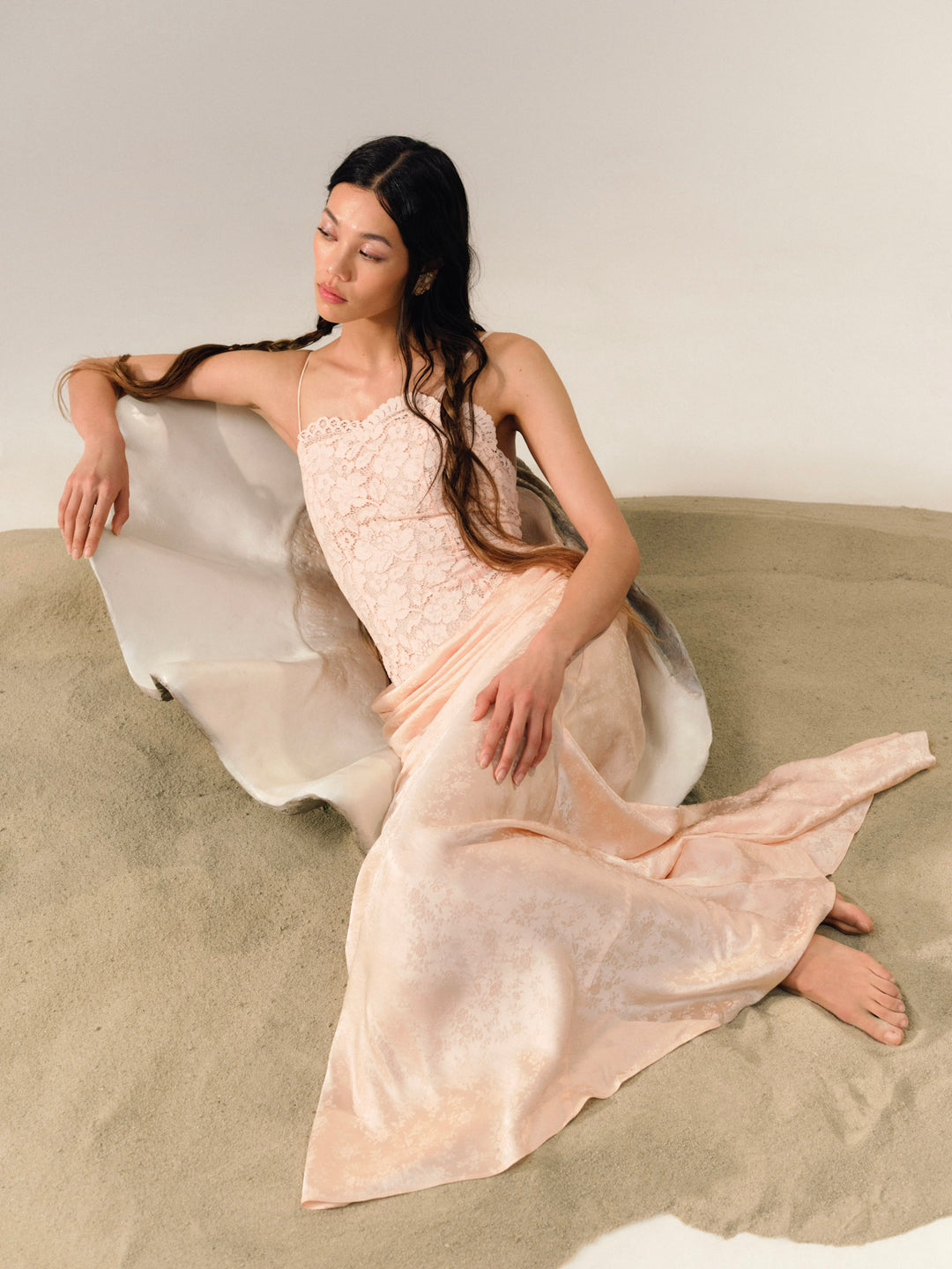 For Love and Lemons Karissa Gown - Peach