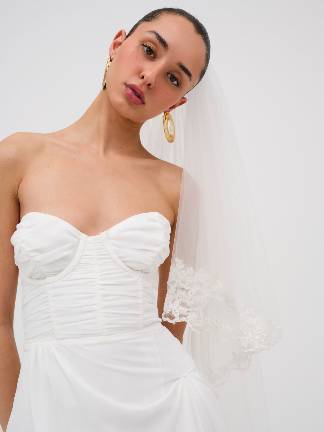 For Love and Lemons June Maxi Dress - White