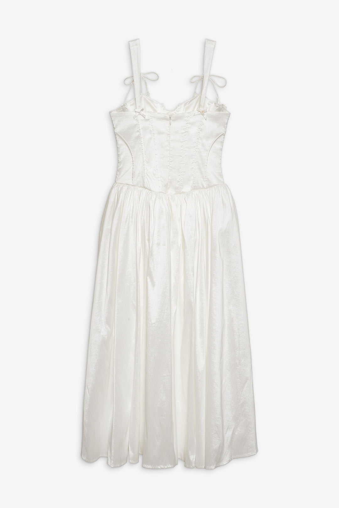 For Love and Lemons Antoinette Taffeta Gown - White