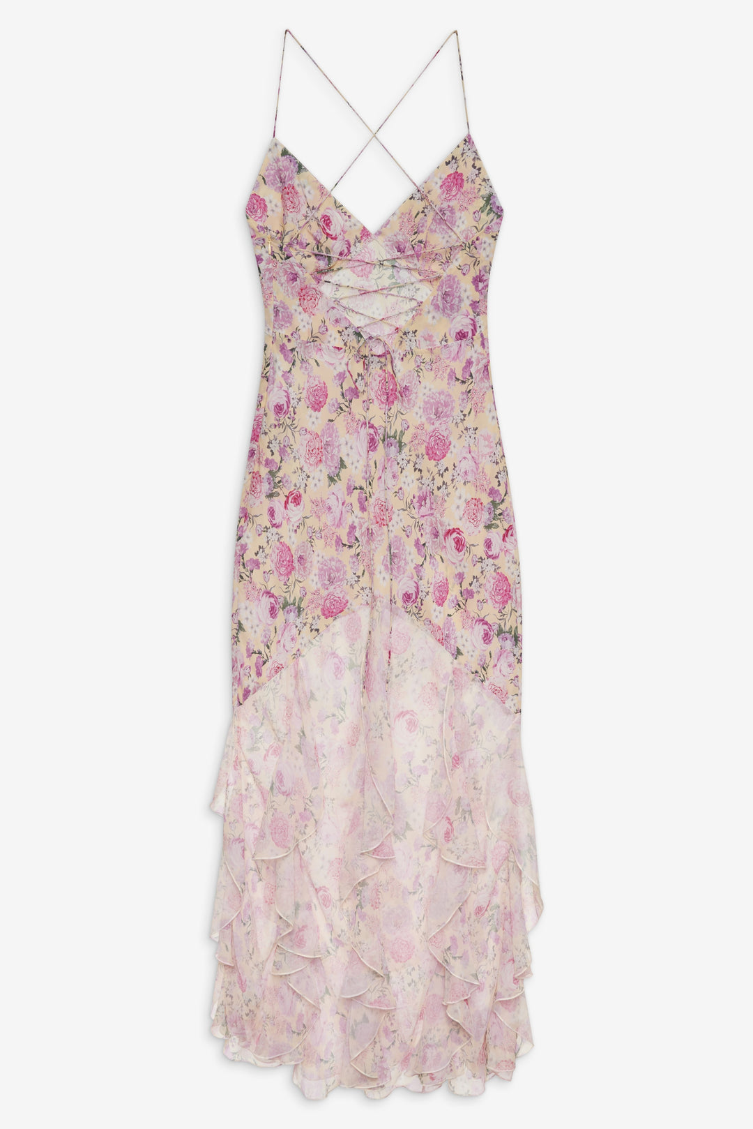 For Love and Lemons Elea Maxi Dress - Yellow