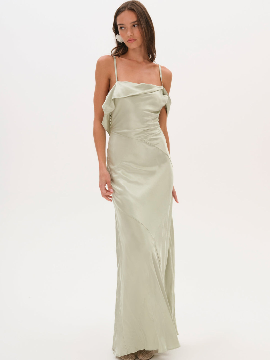For Love and Lemons Jewel Maxi Dress - Sage