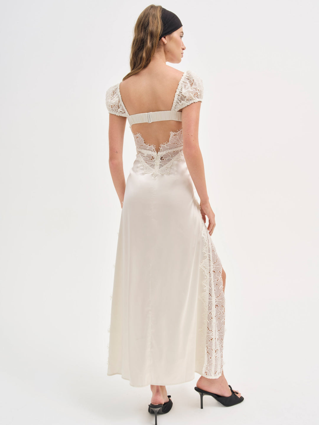 For Love and Lemons Casey Maxi Dress - White