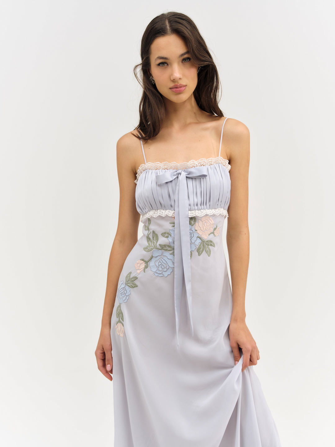 For Love and Lemons Jasmine Maxi Dress - Blue