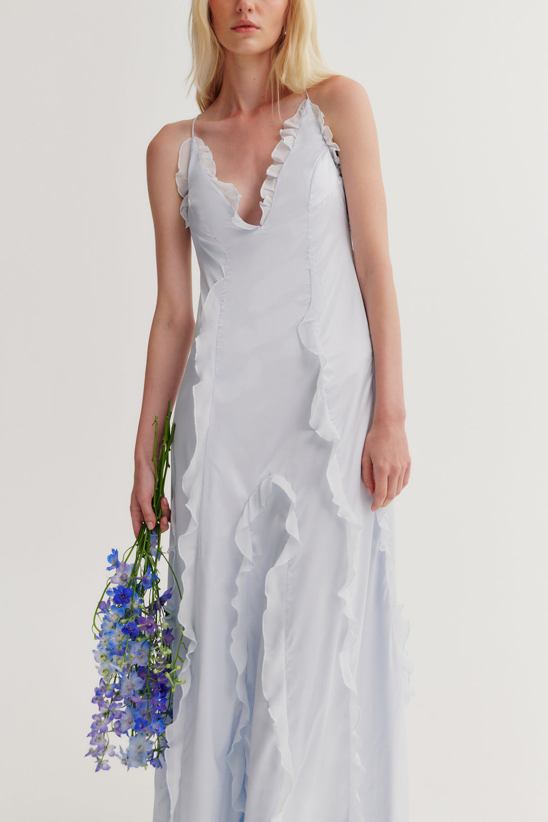 For Love and Lemons Britney Gown - Blue