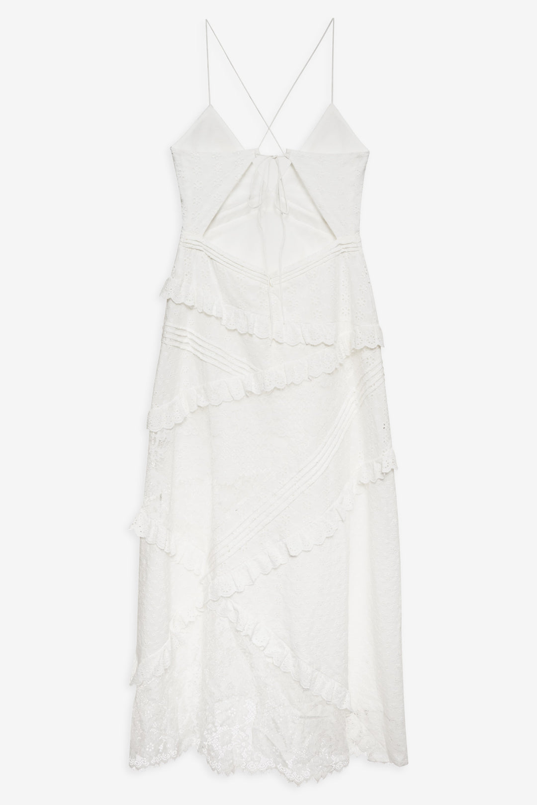 For Love and Lemons Rosalyn Maxi Dress - White