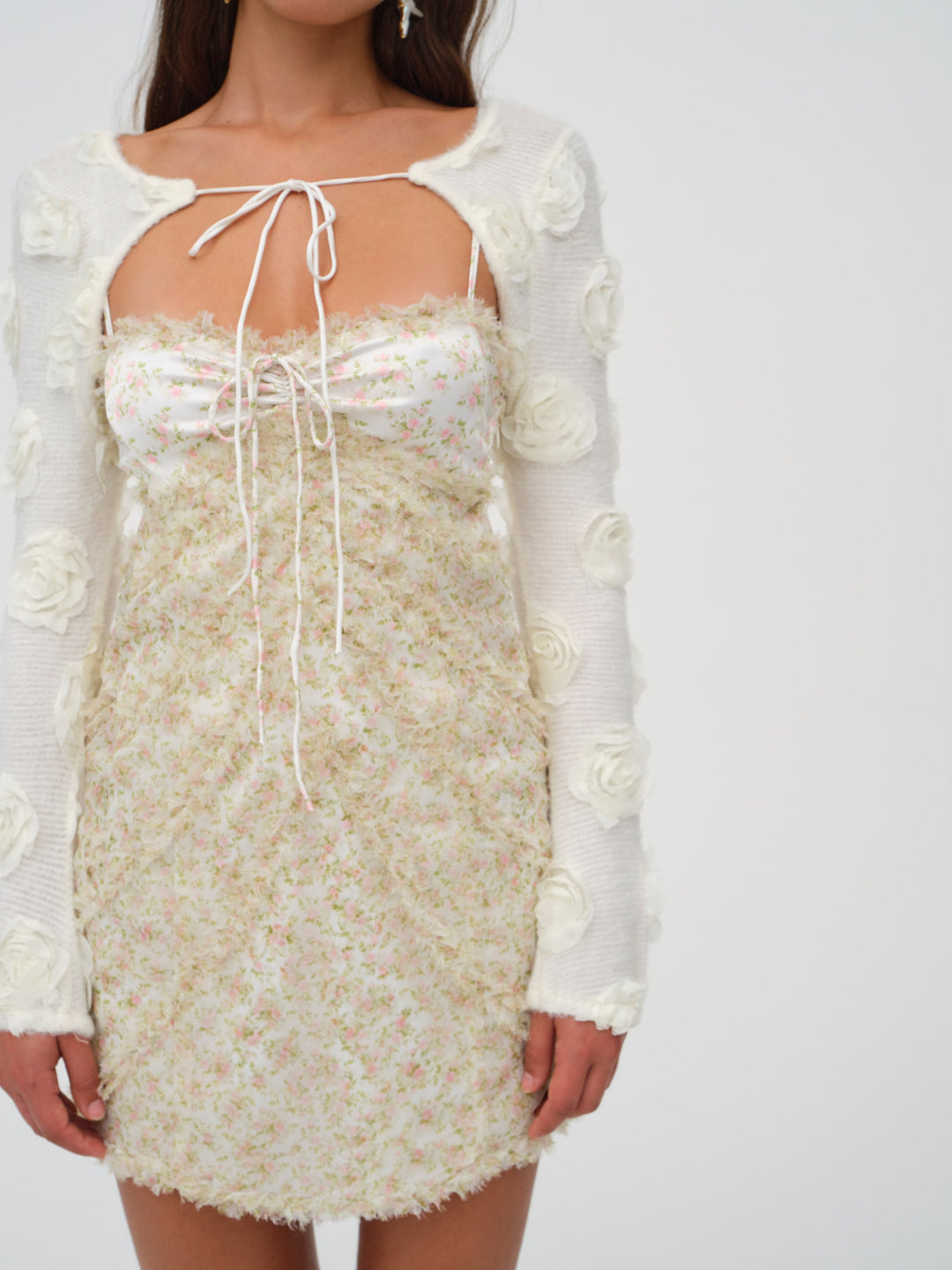 For Love and Lemons Chania Mini Dress - Yellow