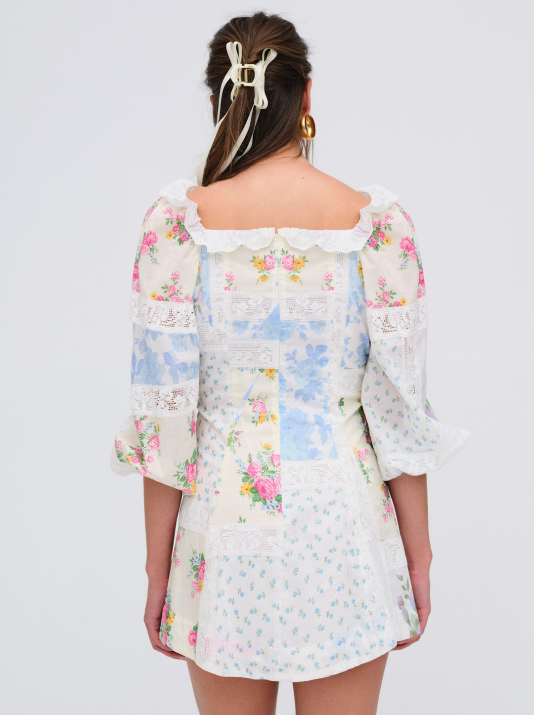 For Love and Lemons Evelina Mini Dress - Pink
