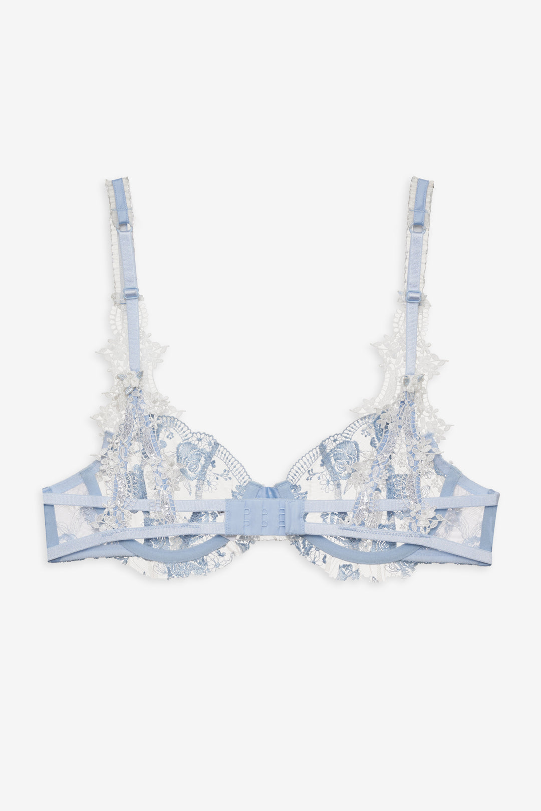 For Love and Lemons Zoeva Underwire Bra - Blue