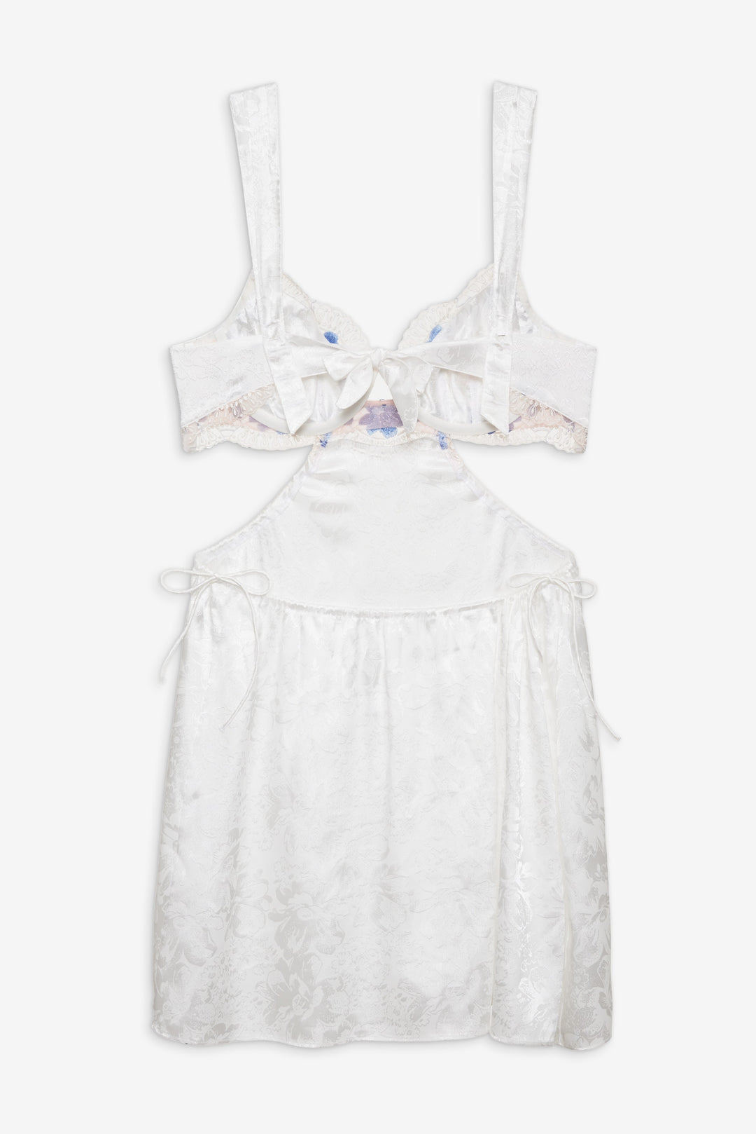 For Love and Lemons Festival Rose Slip Dress - Blue