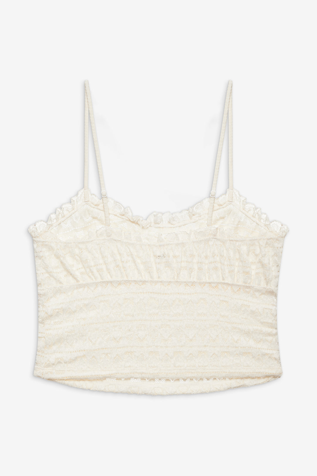 For Love and Lemons Reba Sleep Top - White